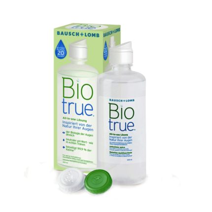 Solución de mantenimiento para lentes de contacto Bausch+Lomb BioTrue